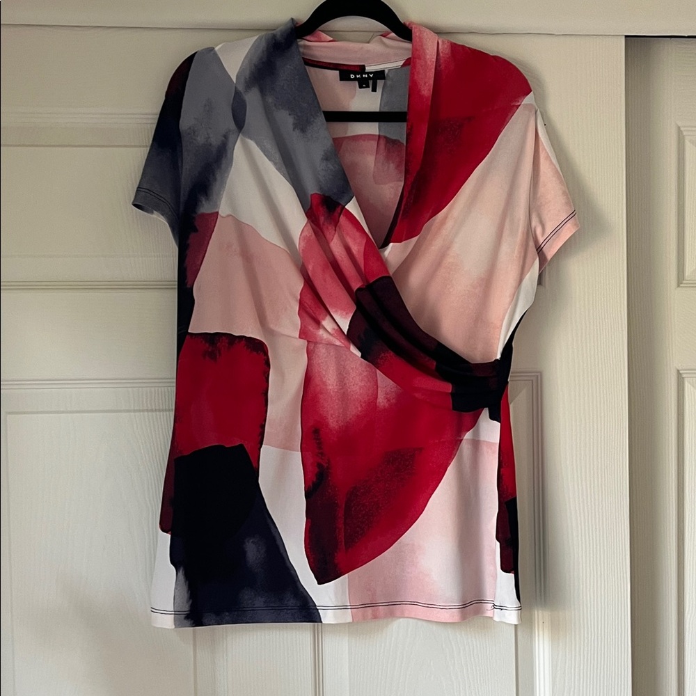 XL watercolor blouse